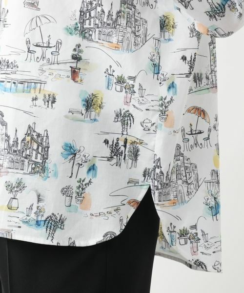 Leilian / レリアン シャツ・ブラウス | プリントブラウス【Leilian WHITE LABEL】 | 詳細11