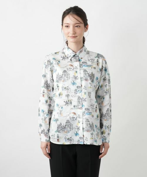 Leilian / レリアン シャツ・ブラウス | プリントブラウス【Leilian WHITE LABEL】 | 詳細4