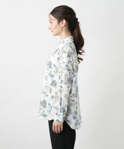 Leilian / レリアン シャツ・ブラウス | プリントブラウス【Leilian WHITE LABEL】 | 詳細5