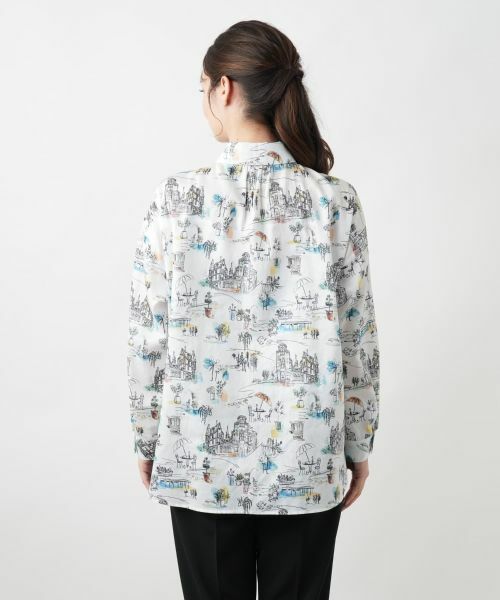 Leilian / レリアン シャツ・ブラウス | プリントブラウス【Leilian WHITE LABEL】 | 詳細6
