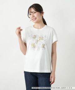 【新品】定価29,700円　レリアン　フラワープリント半袖Tシャツ　花束　9号 新品】定価29,700円 レリアン フラワープリント半袖Tシャツ 花束