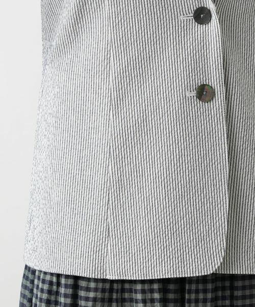 Leilian / レリアン テーラードジャケット | ストライプジャケット【Leilian WHITE LABEL】 | 詳細12