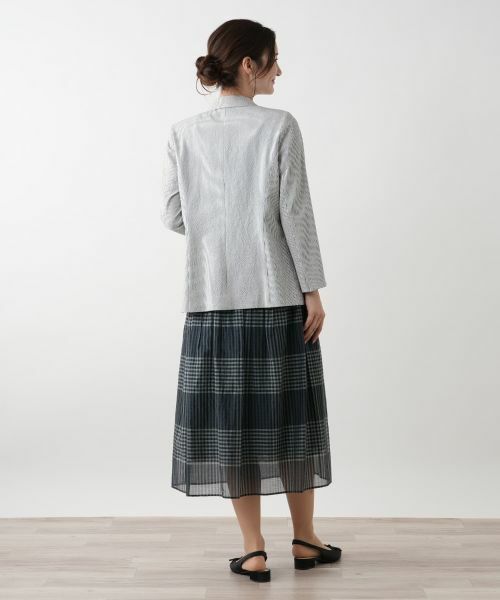 Leilian / レリアン テーラードジャケット | ストライプジャケット【Leilian WHITE LABEL】 | 詳細3