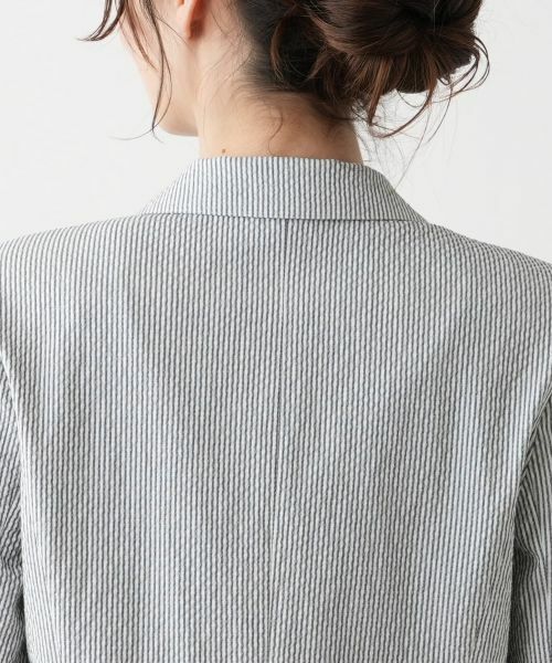 Leilian / レリアン テーラードジャケット | ストライプジャケット【Leilian WHITE LABEL】 | 詳細8