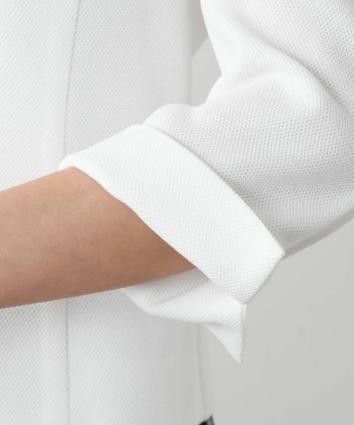 Leilian / レリアン テーラードジャケット | ノーカラージャケット【セレモニー】【Leilian WHITE LABEL】 | 詳細11