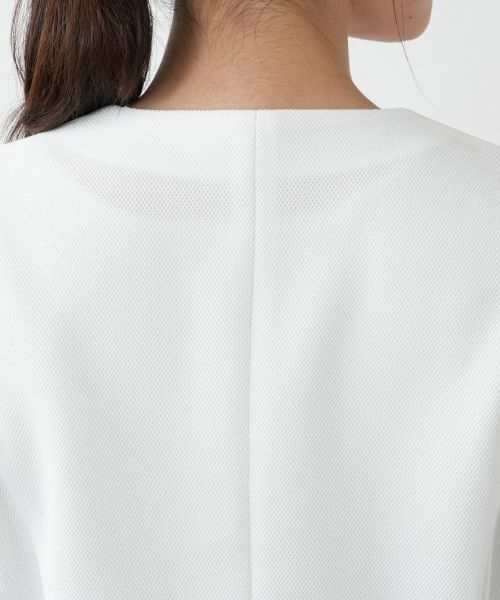 Leilian / レリアン テーラードジャケット | ノーカラージャケット【セレモニー】【Leilian WHITE LABEL】 | 詳細8
