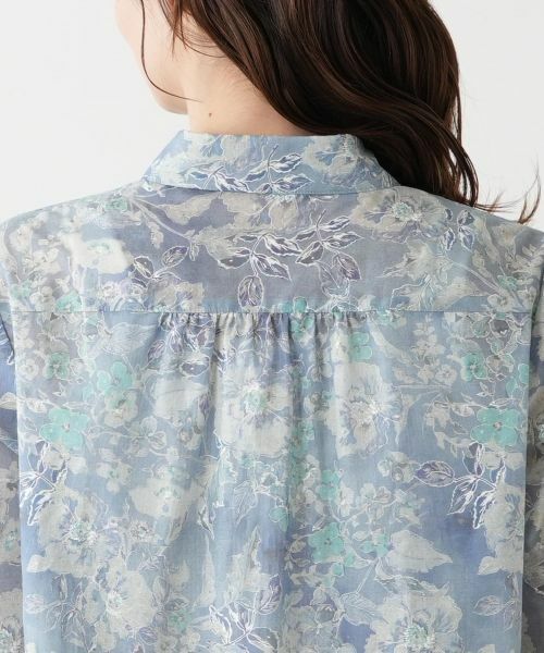 Leilian / レリアン シャツ・ブラウス | ボタニカル柄ブラウス【Leilian WHITE LABEL】 | 詳細8