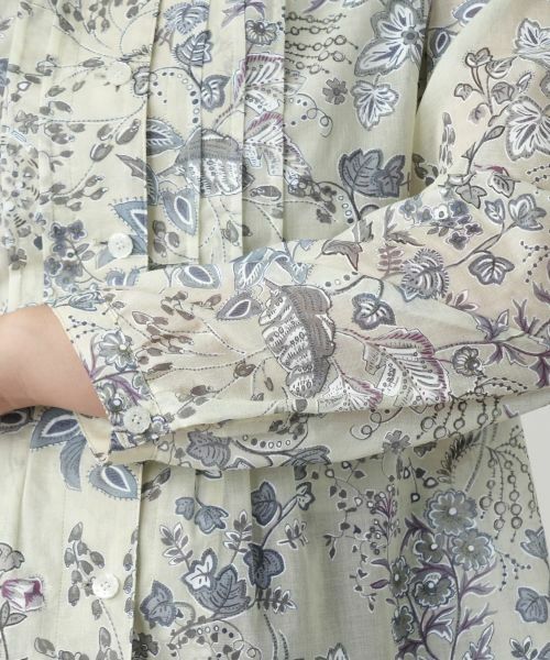 Leilian / レリアン シャツ・ブラウス | プリントスタンドカラーブラウス【Leilian WHITE LABEL】 | 詳細10