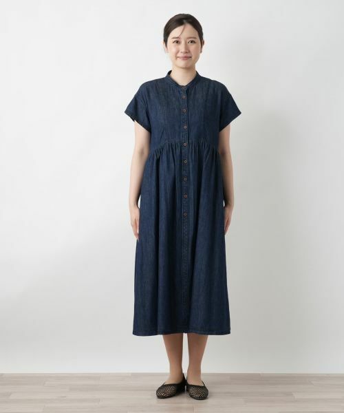 Leilian / レリアン ドレス | バンドカラーワンピース | 詳細4