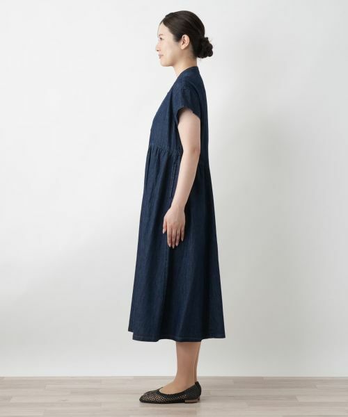 Leilian / レリアン ドレス | バンドカラーワンピース | 詳細5