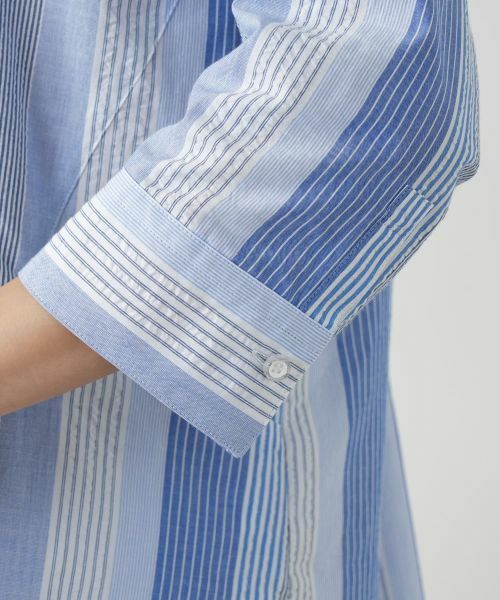 Leilian / レリアン シャツ・ブラウス | ストライプブラウス | 詳細10