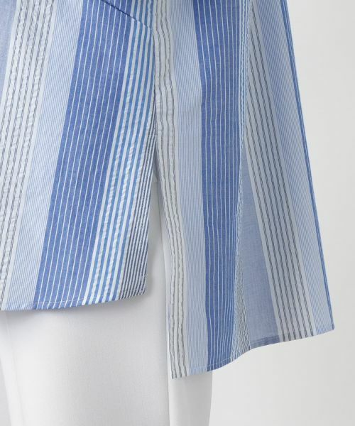 Leilian / レリアン シャツ・ブラウス | ストライプブラウス | 詳細14