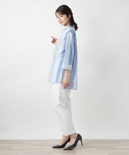 Leilian / レリアン シャツ・ブラウス | ストライプブラウス | 詳細2