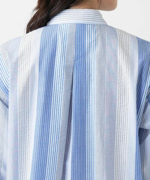 Leilian / レリアン シャツ・ブラウス | ストライプブラウス | 詳細8