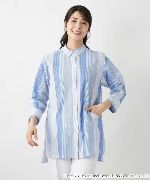 【良品】レリアン　ストライプ柄　春　秋　おでかけ　旅行　通勤　サイズXL 　人気 良品】レリアン ストライプ柄 春 秋 おでかけ 旅行