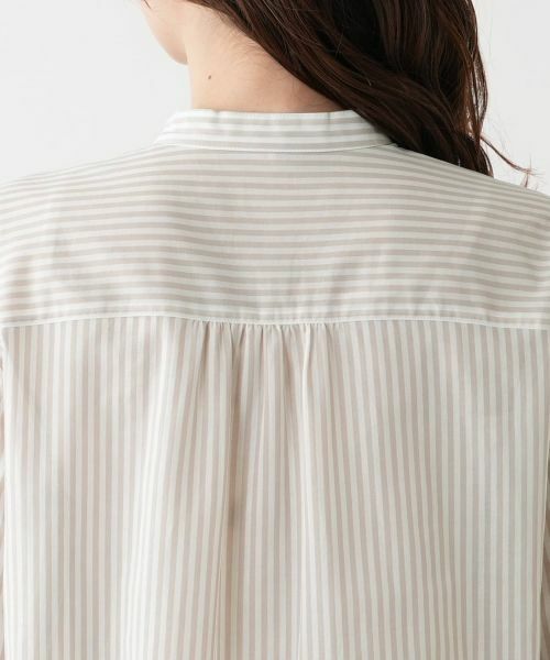 Leilian / レリアン シャツ・ブラウス | フリルストライプブラウス | 詳細14