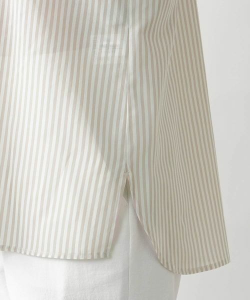 Leilian / レリアン シャツ・ブラウス | フリルストライプブラウス | 詳細17