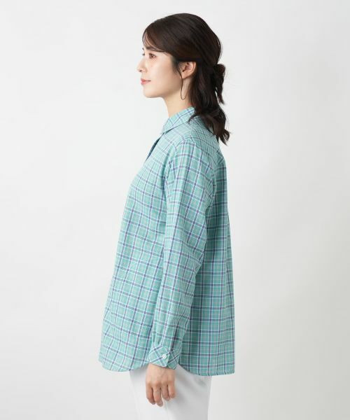 Leilian / レリアン シャツ・ブラウス | リバーシブルチェックシャツ | 詳細10