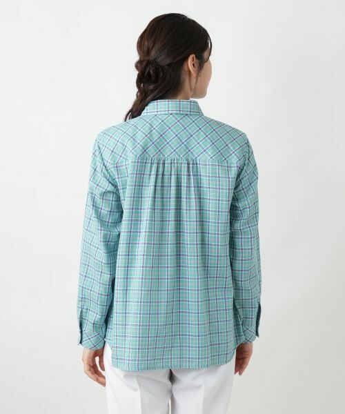 Leilian / レリアン シャツ・ブラウス | リバーシブルチェックシャツ | 詳細11