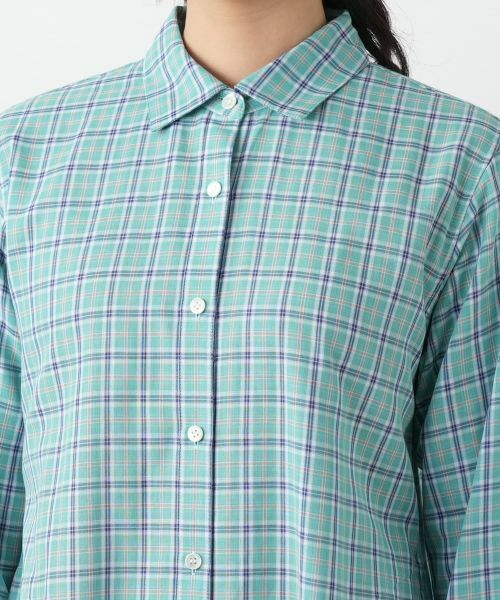 Leilian / レリアン シャツ・ブラウス | リバーシブルチェックシャツ | 詳細12