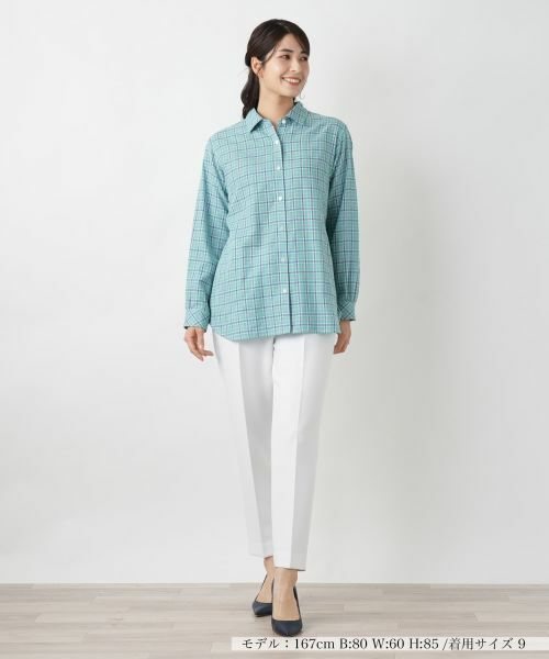 Leilian / レリアン シャツ・ブラウス | リバーシブルチェックシャツ | 詳細5