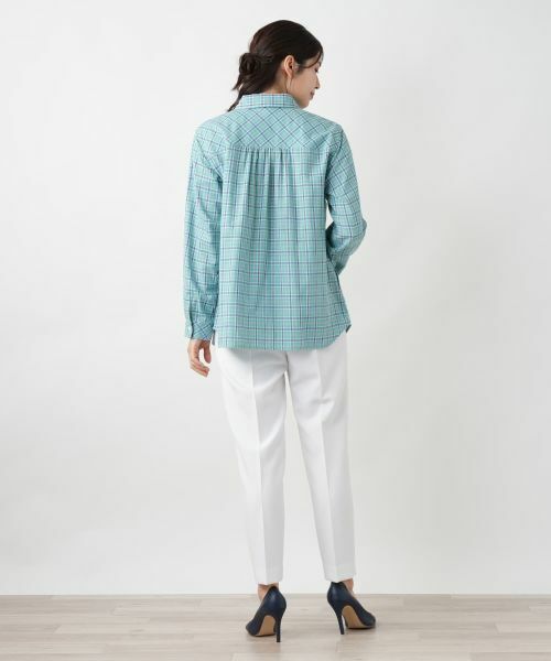 Leilian / レリアン シャツ・ブラウス | リバーシブルチェックシャツ | 詳細7