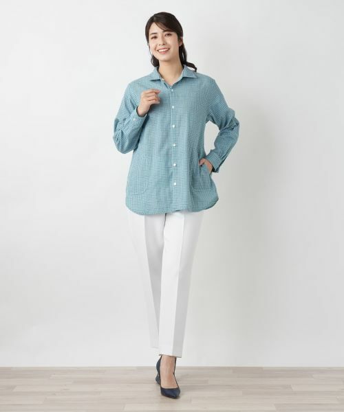 Leilian / レリアン シャツ・ブラウス | リバーシブルチェックシャツ | 詳細8