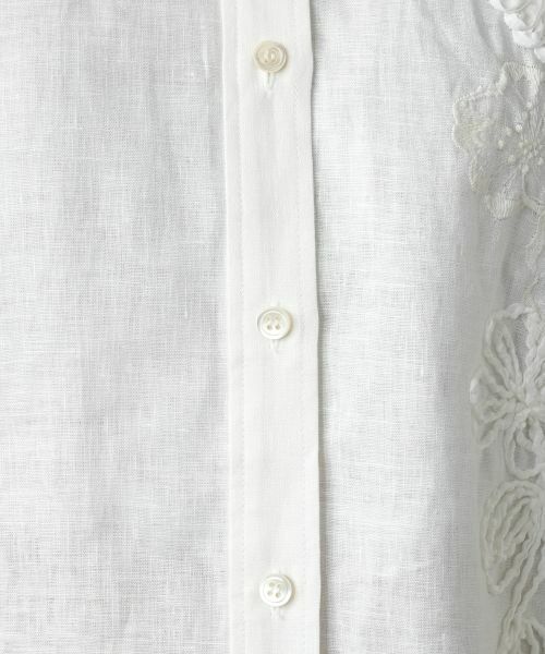 Leilian / レリアン シャツ・ブラウス | フラワー刺繍ブラウス | 詳細12