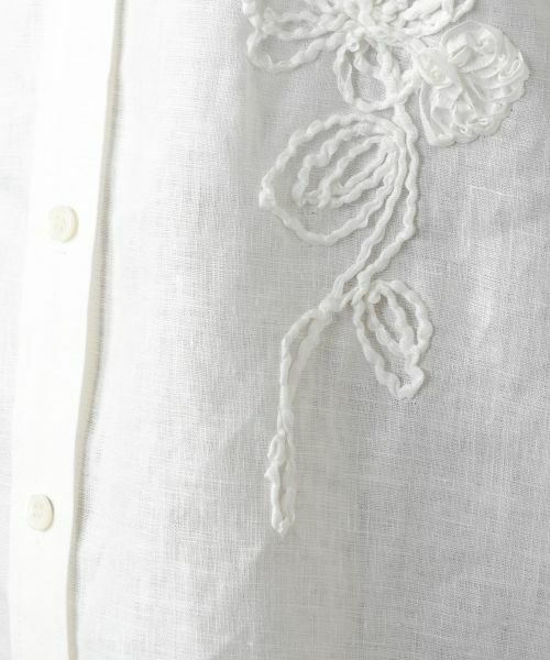 Leilian / レリアン シャツ・ブラウス | フラワー刺繍ブラウス | 詳細14
