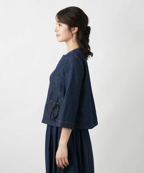 Leilian / レリアン テーラードジャケット | ノーカラージャケット | 詳細5