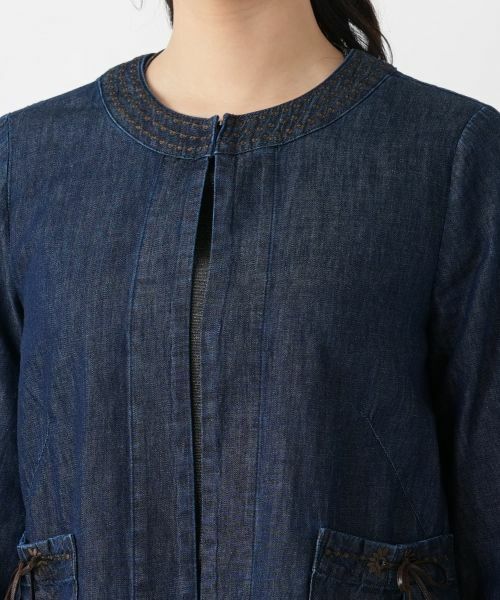 Leilian / レリアン テーラードジャケット | ノーカラージャケット | 詳細7