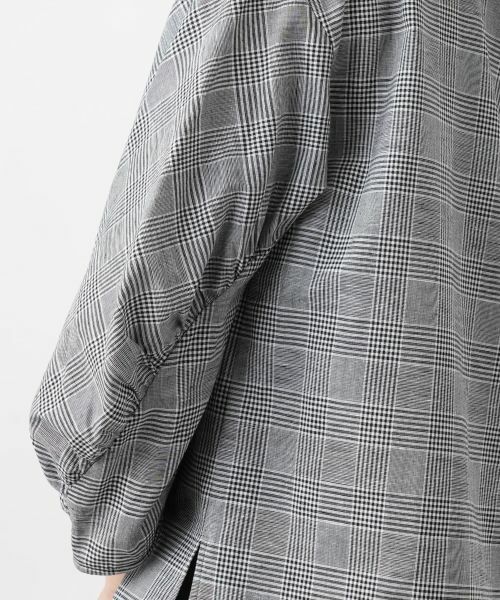 Leilian / レリアン シャツ・ブラウス | チェック刺繍ブラウス | 詳細11