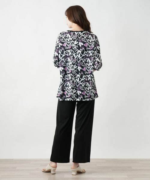 Leilian / レリアン シャツ・ブラウス | プリントチュニックブラウス【MUSE BY ROCHAS Premiere】 | 詳細3