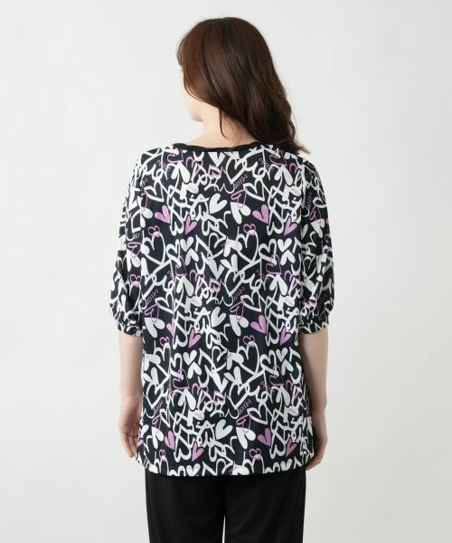 Leilian / レリアン シャツ・ブラウス | プリントチュニックブラウス【MUSE BY ROCHAS Premiere】 | 詳細6