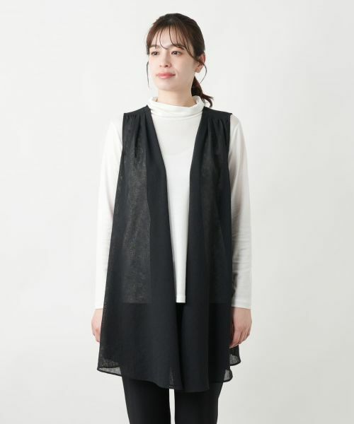 Leilian / レリアン テーラードジャケット | ロングニットベスト【MUSE BY ROCHAS Premiere】 | 詳細4