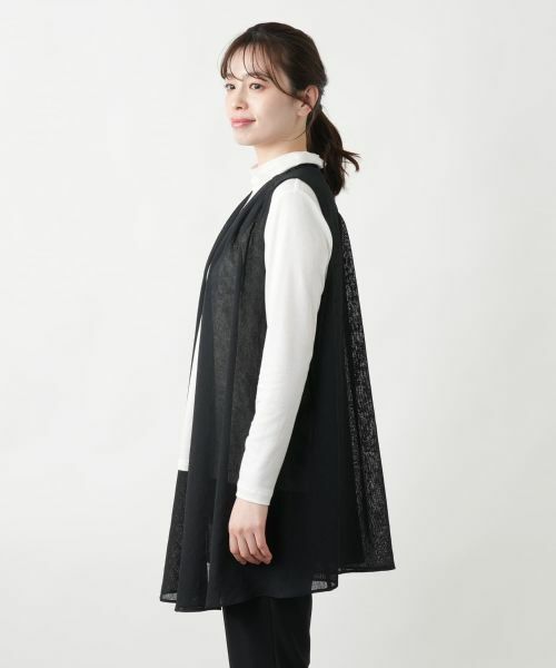 Leilian / レリアン テーラードジャケット | ロングニットベスト【MUSE BY ROCHAS Premiere】 | 詳細5