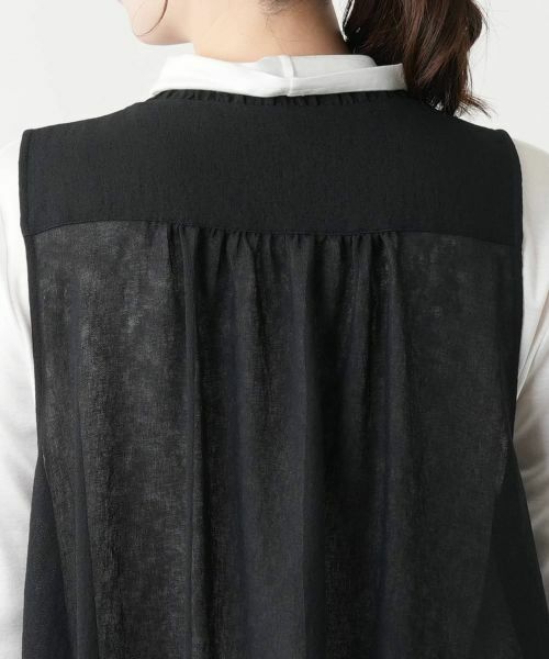 Leilian / レリアン テーラードジャケット | ロングニットベスト【MUSE BY ROCHAS Premiere】 | 詳細8