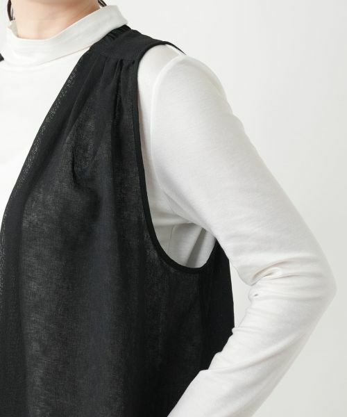 Leilian / レリアン テーラードジャケット | ロングニットベスト【MUSE BY ROCHAS Premiere】 | 詳細9