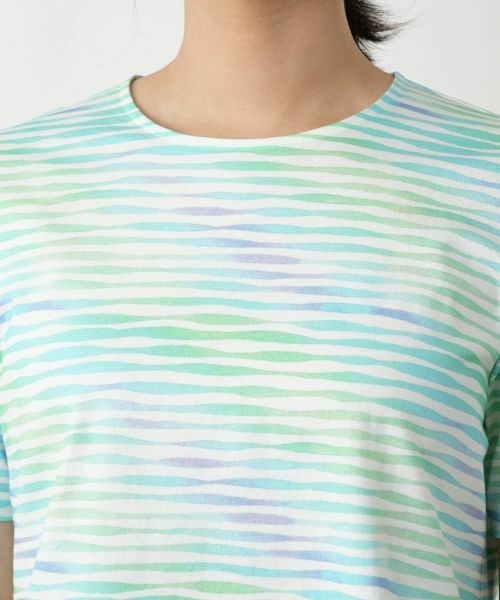 Leilian / レリアン カットソー | プリントクルーネックカットソー【MUSE BY ROCHAS Premiere】 | 詳細10