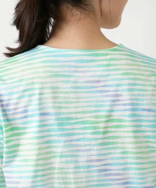 Leilian / レリアン カットソー | プリントクルーネックカットソー【MUSE BY ROCHAS Premiere】 | 詳細11