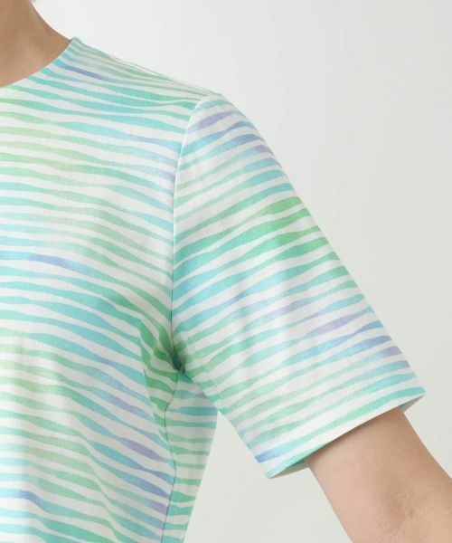 Leilian / レリアン カットソー | プリントクルーネックカットソー【MUSE BY ROCHAS Premiere】 | 詳細12