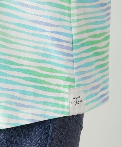 Leilian / レリアン カットソー | プリントクルーネックカットソー【MUSE BY ROCHAS Premiere】 | 詳細13