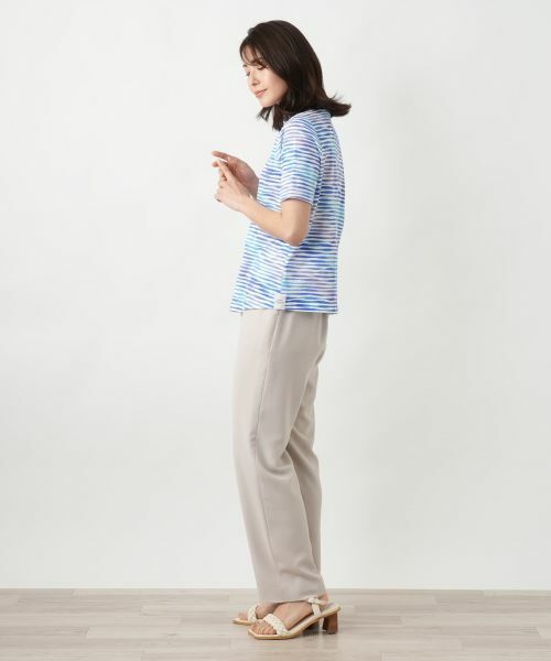 Leilian / レリアン カットソー | プリントクルーネックカットソー【MUSE BY ROCHAS Premiere】 | 詳細2