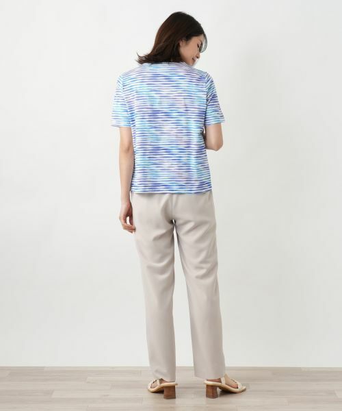 Leilian / レリアン カットソー | プリントクルーネックカットソー【MUSE BY ROCHAS Premiere】 | 詳細3