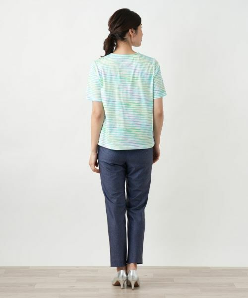 Leilian / レリアン カットソー | プリントクルーネックカットソー【MUSE BY ROCHAS Premiere】 | 詳細6