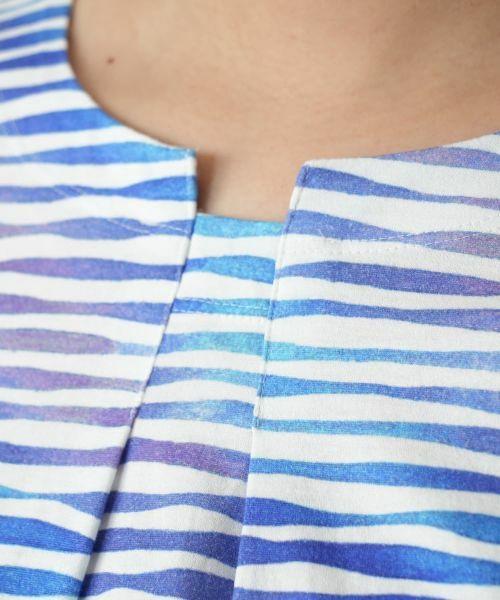 Leilian / レリアン カットソー | プリント変形ネックカットソー【MUSE BY ROCHAS Premiere】 | 詳細14