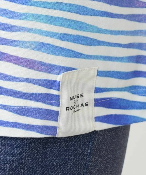 Leilian / レリアン カットソー | プリント変形ネックカットソー【MUSE BY ROCHAS Premiere】 | 詳細15