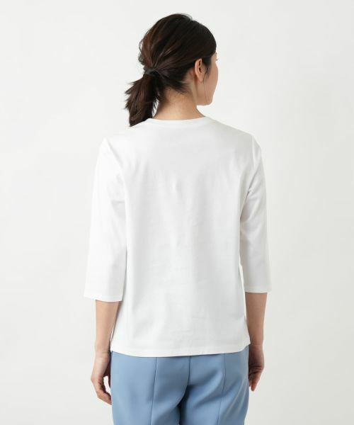 Leilian / レリアン カットソー | 刺繍クルーネックカットソー【MUSE BY ROCHAS Premiere】 | 詳細12