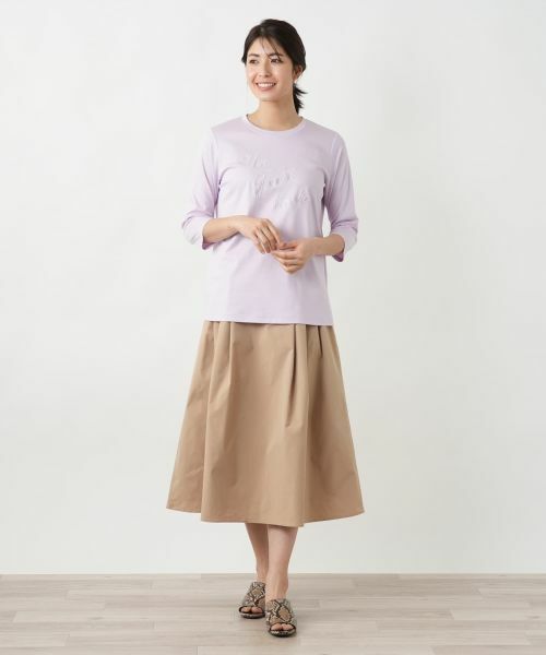 Leilian / レリアン カットソー | 刺繍クルーネックカットソー【MUSE BY ROCHAS Premiere】 | 詳細4