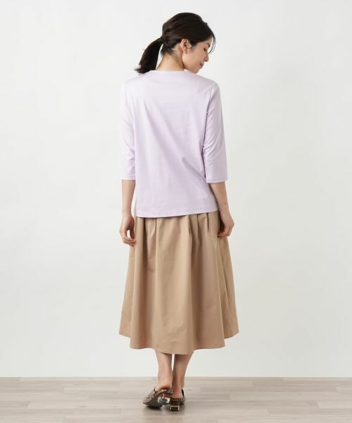 Leilian / レリアン カットソー | 刺繍クルーネックカットソー【MUSE BY ROCHAS Premiere】 | 詳細6